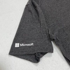 Microsoft Corporation Intern Men’s Large Gray Short Sleeve Graphic T Shirt