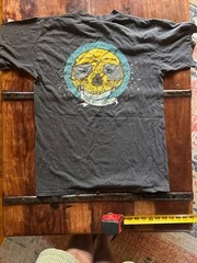 Vintage 1991 Metallica Brockum T Shirt Made USA Skull Graphic Medium Rare