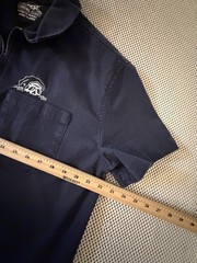 Lurking Class Zip Up Work Shirt Sz M Sketchy Tank Don’t Look Back Black Jacket