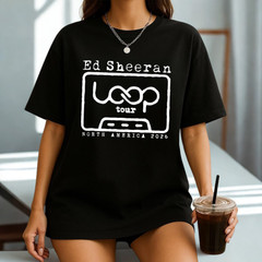 Ed Sheeran Loop Tour 2026 Shirt, Retro Cassette Concert Fan Gift Tee