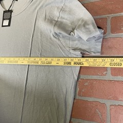 Buck Mason Costa Curved Hem Tee Shirt Harbor Blue Men’s XXL Made In USA NWT