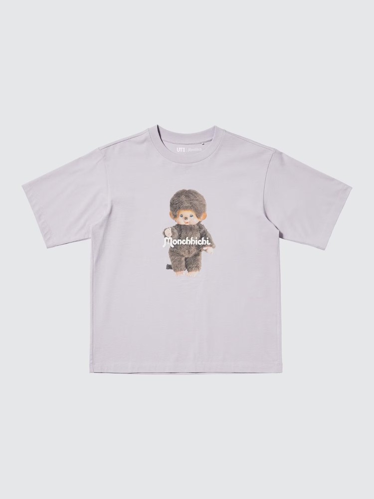 PSL UNIQLO UT Monchhichi T-Shirt OFF WHITE Graphic Relax Fit Japan XS-3XL