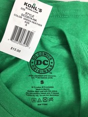 Joker VTG Style Shirt Batman Villain Men’s SM Licensed DC Comics Green Heather