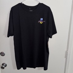 Ford Road Trip T-Shirt Mens XL Black Retro Santa Monica Mustang Fever Graphic