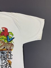 Rare Vintage 90s Costa Rica Animals Sede Cumbre De La Tierra White Medium Tee