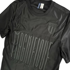 Soccer Jersey Style Shirt Mens Medium Black H&M Divided Short Sleeve Fashion Top