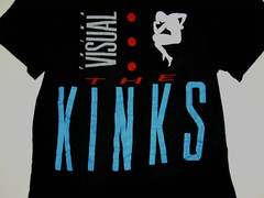 The Kinks Concert Tour Vintage 1987 Black 2side T-shirt Size S-5XL