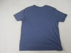 Murano Shirt Mens Extra Large Blue Casual Crew Neck Cotton Slim Fit SHort Sleeve