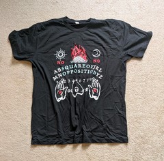 Square Of Opposition Records Ouija Shirt XL Snowing Oktober Skyline Punk Emo Diy