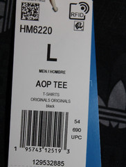 NEW MENS ADIDAS ORIGINALS 3 STRIPES ALLOVER TREFOIL TEE SHIRT ~LARGE HM6220 RARE
