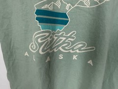 Sitka Alaska Shirt Adult XL Nature Eagle Mountain Outdoor Travel Souvenir Cotton