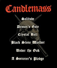 CANDLEMASS cd cv EPICUS DOOMICUS METALLICUS Official SHIRT LRG New skull & cross
