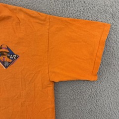 Vintage Panama Jack Shirt Mens XL Orange Short Sleeve Graphic Outdoor 90s USA