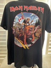 Official Iron Maiden Legacy of the Beast Canadian Tour 2019 T Shirt in Small New
