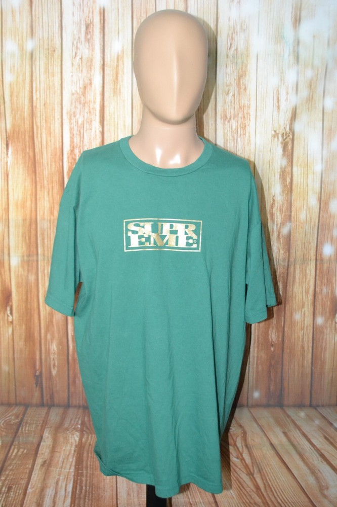 Supreme Men Green Box Logo Size XL (RN#101837)