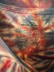 Goodfellow & Co Men’s L red white & blue Patriotic Tie-Dye Short Sleeve T-Shirt