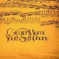 VTG 90s Miami Youth Symphony Shirt L Sheet Music Anvil Made In USA Single Stitch