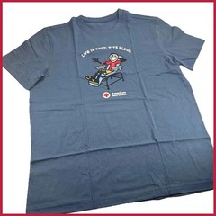 NEW 2026 – Life Is Good American Red Cross Give Blood Graphic T-Shirt Gildan