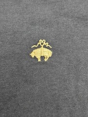 Brooks Brothers T Shirt Men Medium Blue Cotton Logo Classic Preppy Short Sleeve