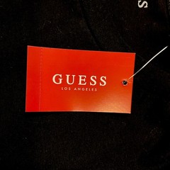 GUESS Los Angeles Men’s Short Sleeve T-Shirt Size LARGE Black 100% Cotton NEW