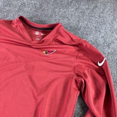 Nike Arizona Cardinals NFL Shirt Mens Small Red Dri-FIT Long Sleeve On-Field