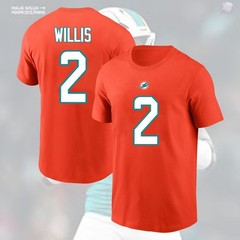 HOT SALE! Malik Willis #2 Miami D0lphins 2026 Name & Number Gift For Fans