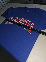 Champion Dematha Catholic High School Small Mens Blue Graphic Logo Tee