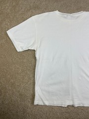 Vintage Old Navy Basic T-Shirt Mens XL Ribbed Knit Crewneck Solid White