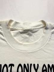 Not Only Am I Perfect, I’m Italian Too! TShirt Mens M White Graphic Print Casual