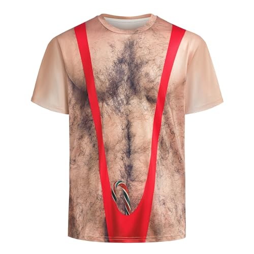 Casual Graphic Christmas Print 3D T-shirt Holiday Party Gift