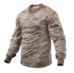 Desert Digital Camouflage LONG SLEEVE T-Shirt MARPAT Style Hiking Hunting Camo