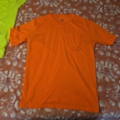 2 KEY MEN’S HI VIS YELLOW & ORANGE SAFETY T-SHIRTS Size MED