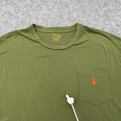 Polo Ralph Lauren Shirt Mens Size 2XB Green Pony Short Sleeve Casual Cotton