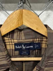 Polo Ralph Lauren Blake Brown Long Sleeve Plaid Shirt Size XL