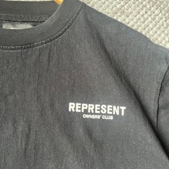 Represent Owners Club Black T Shirt Mens Medium Streetwear Graphic Text