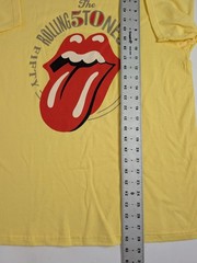 The Rolling Stones T-Shirt Fifty Years 50th Anniversary Tongue Logo Yellow…