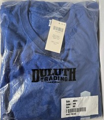 Duluth Trading Men’s Longtail T Standard Fit Short Sleeve T Shirt Blue XL NWT