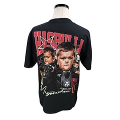UFC Hasbulla Magomedov Graphic T-Shirt Mens Medium Black Short Sleeve MMA Tee