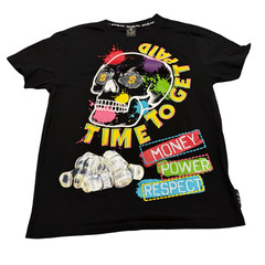 Switch Remarkable Shirt Mens L Limited Edition Graphic Make Money Skull Money