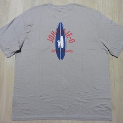 JOHNNIE O Mens XL T SHIRT RIDE OUT STEEL GREY SHORT SLEEVE GOLF TEE SURFER