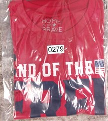 Patriotic Shirt Men’s XL Red Land of the Free Home of the Brave USA