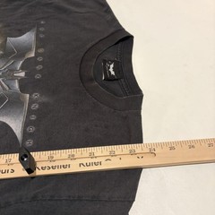 The Dark Knight Shirt Mens Small Black Batman Batpod Motorcycle Graphic Tee DC