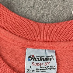 Vtg Stedman Large Shirt Run In The Park Pinellas Park Florida Tampa Bay USA Made