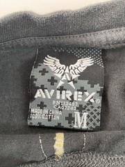 Avirex Men’s Size Medium Gray T-shirt Embroidery Y2K Grunge Skater
