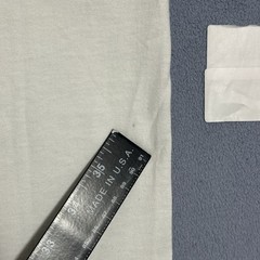 Hanes Heavyweight 50/50 Eager Beaver Graphic T-Shirt Short Sleeve White Mens S