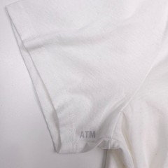 ATM Classic Jersey V-Neck T-Shirt Mens Size XL Solid White Tee AM4061-GAB