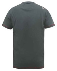 D555 Duke Big Mens Printed T-Shirt NYC Map Khaki 2XL 3XL 4XL 5XL 6XL (601313)