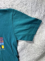 VNTG Shanghai China T Shirt Mens Small Chinese Tourist Travel Tee Blue