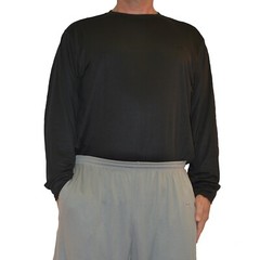 Big and Tall Athletic Birdseye Mesh Activewear Crewneck Short Sleeve Crew Shirt