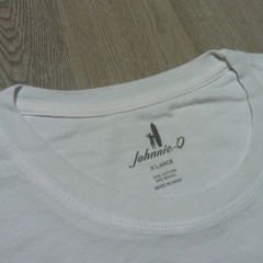 JOHNNIE O Mens XL T SHIRT SHORELINE DALE 2.0 WHITE SHORT SLEEVE GOLF TEE
